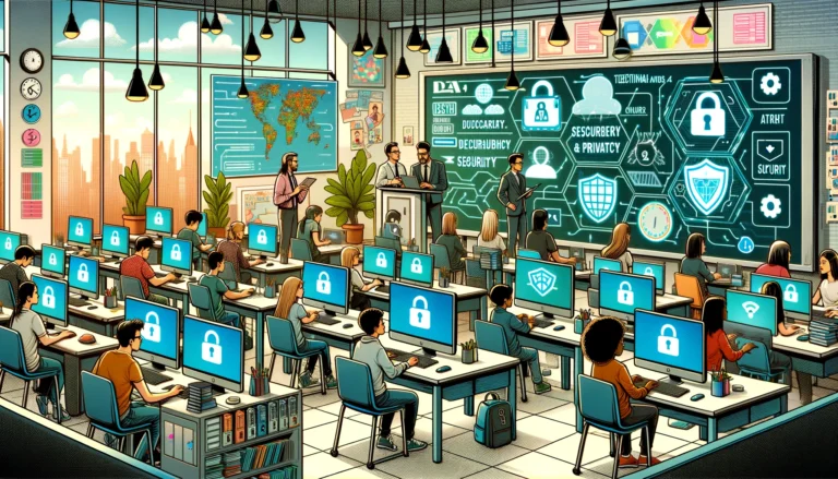 Seguridad y privacidad en las plataformas educativas con IA